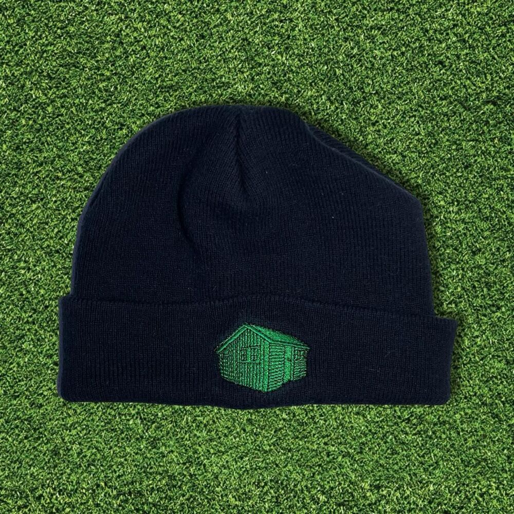 Shed Theory Beanie navy blue and green